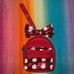 Disney Loungefly Minnie Mouse Backpack Wristlet